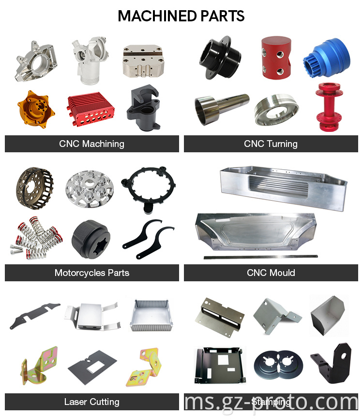 Perkhidmatan Robotik Pemesinan Custom CNC Berkualiti Tinggi 6082-T6 Aluminium 5 Axis CNC Milling Mechanical Arm Bahagian